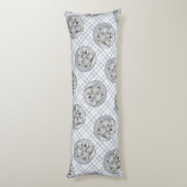 キーソン絵を描ズかわいいオリジナルペットドッグアート ボディピロー (裏面 (縦))