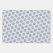 キーソン絵を描ズかわいいオリジナルペットドッグアート ラッピングペーパーシート (正面)