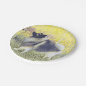 キーソン《植物》アスペン絵画ズ – かわいいオリジナルドッグアート ペーパープレート (アングル)