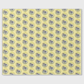 キーソン《植物》アスペン絵画ズ – かわいいオリジナルドッグアート ラッピングペーパー (フラット)