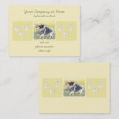 キーソン《植物》アスペン絵画ズ – かわいいオリジナルドッグアート 名刺 (正面/裏面)