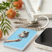 キーチおもしろいェン笑わされる – 日常使いへの贈り物 キーホルダー (正面右)