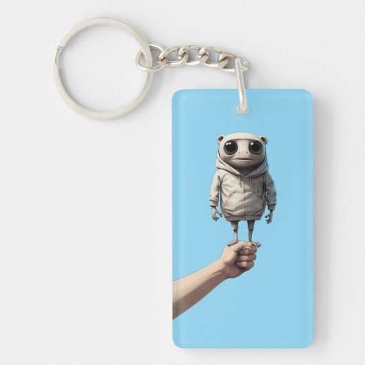 キーチおもしろいェン笑わされる – 日常使いへの贈り物 キーホルダー (正面)