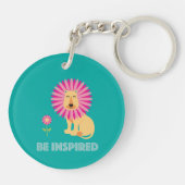 キーチインスパイアェンである キーホルダー (裏面)