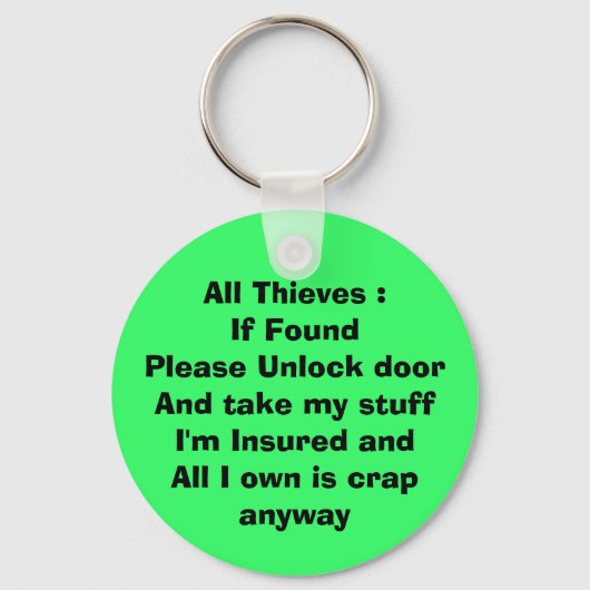 キーチェもしーンが見つかった キーホルダー (正面)