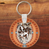 キーチェインの大き絵を描な箱 キーホルダー (正面)