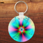 キーチェイン(芸術的フローラデザイン) キーホルダー (正面)