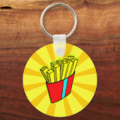 キーチェフランスのーンを炒める キーホルダー (正面)