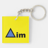 キーチェーやめンしない キーホルダー (裏面)