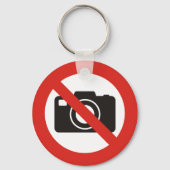 キーチェーンが許可された写真なし キーホルダー (正面)