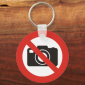 キーチェーンが許可された写真なし キーホルダー (正面)