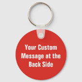 キーチェーンが許可された写真なし キーホルダー (裏面)