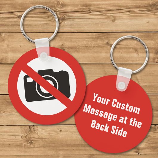 キーチェーンが許可された写真なし キーホルダー