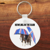 キーチェーンが雨の中で泣いている キーホルダー (正面)