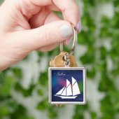 キーチェーンで帆 キーホルダー (手)