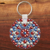 キーチェーンとオランダカラーデザイン キーホルダー (正面)