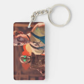 キーチェーンに忍び込む キーホルダー (裏面)