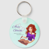 キーチェーンに適合するフラグメント キーホルダー (裏面)