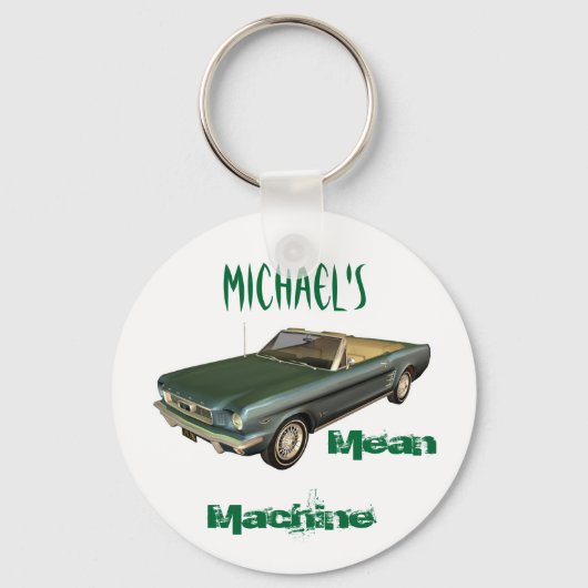 キーチェーンのパーソナライズ – Michael's Mean Machine キーホルダー (正面)