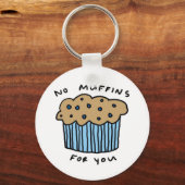 キーチェーンのマフィンなし キーホルダー (正面)