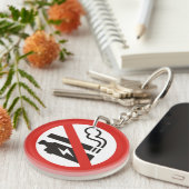 キーチェーンの喫煙または蒸発なし キーホルダー (正面右)