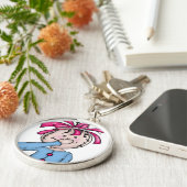 キーチェーンの塗り潰しテンプレート キーホルダー (側面)