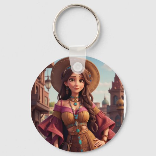 キーチェーンの新しいチャットユーザータイトルChatGPT "Ke キーホルダー (正面)