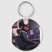 キーチェーンの新しいチャットユーザータイトルChatGPT "Ke キーホルダー (裏面)