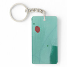 キーチェーンの飛んでいるさくらんぼデザイン