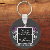 キーチェーンは独自のコートの腕で飾られた キーホルダー (正面)