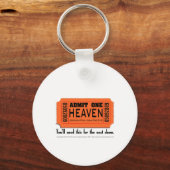 キーチェーンは1つのチケットを認める キーホルダー (正面)