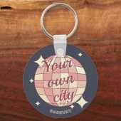 キーチェーンふるさと市村の名前 キーホルダー (正面)