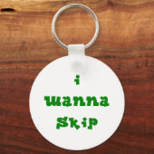 キーチェーンをスキップする – 緑 キーホルダー (正面)