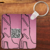 キーチェーンをステップピンで外す キーホルダー (裏面)