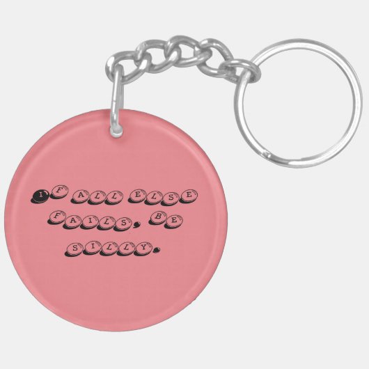 キーチェーンをピエロする キーホルダー (裏面右)