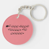 キーチェーンをピエロする キーホルダー (裏面)