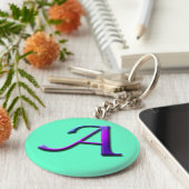 キーチェーンをモノグラム キーホルダー (側面)