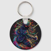 キーチェーンを使って忍者猫をどこでも楽しめる キーホルダー (裏面)