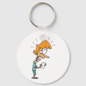 キーチェーンを抜け出す女性 キーホルダー (正面)