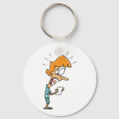 キーチェーンを抜け出す女性 キーホルダー (裏面)