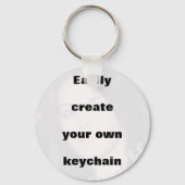 キーチェーンを簡単に作成できる。大きな文字を外せ！ キーホルダー (正面)
