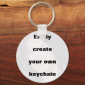 キーチェーンを簡単に作成できる。大きな文字を外せ! キーホルダー (正面)