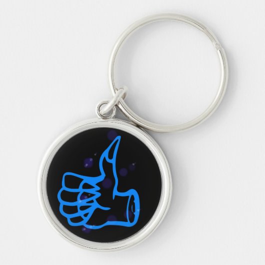 キーチェーンを親指で上げる キーホルダー (正面)