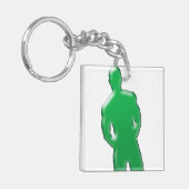 キーチェーンを配置する人 キーホルダー (正面左)