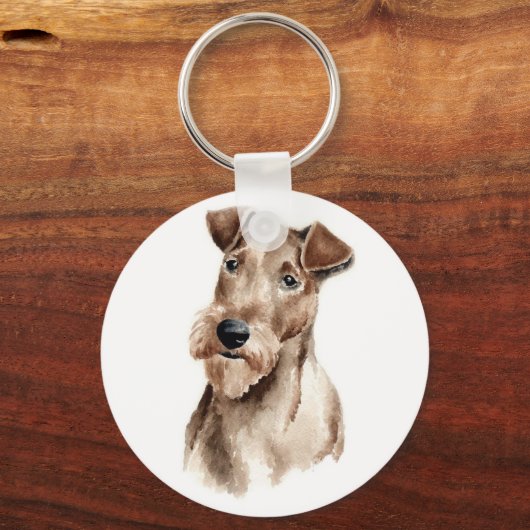 キーチェーンアイリッシュテリア キーホルダー (正面)