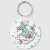 キーチェーンアクアウサギの手 キーホルダー (裏面)