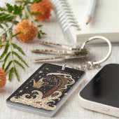 キーチェーンアクエリアスシタル〔占星術の〕十二宮図アート キーホルダー (正面右)