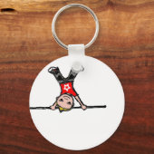 キーチェーンアップサイドダウン1 キーホルダー (正面)