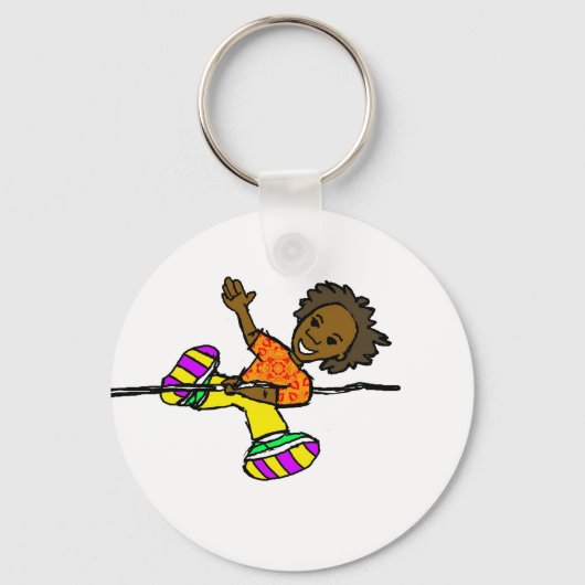 キーチェーンアップサイドダウン5 キーホルダー (正面)