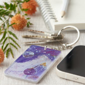 キーチェーンインムーンマウンテンデザイン キーホルダー (正面右)